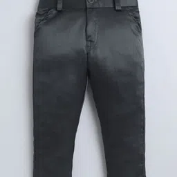 Sangria Boys Jacquard Zigzag Pattern Sherwani & Trouser Set image 3