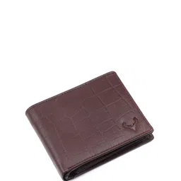 URBAN LEATHER Men Abstract Textured Leather Three Fold Wallet image 4