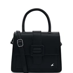 Fastrack Women Solid Structured Satchel Bag image 5