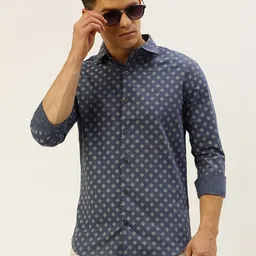 SHOWOFFFF Men Comfort Slim Fit Printed Casual Shirt-picture-37