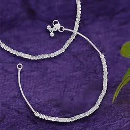 Heer Collection Silver-Plated Anklet-picture-30