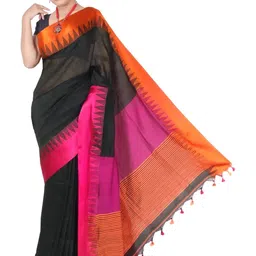 sourav biswas Colourblocked Saree-picture-21