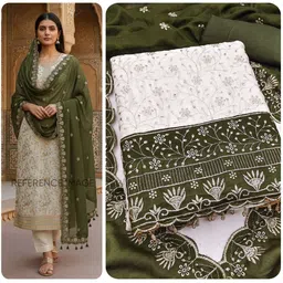 HMP Fashion Embroidered Unstitched Dress Material-picture-52