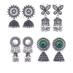 Sangria Alloy Silver-Plated Earrings-picture-40