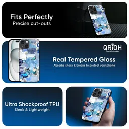 QRIOH Conversational Printed iPhone 11 Back Case Mobile Accessories image 3