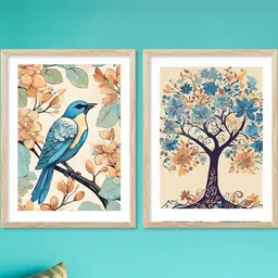 WALLLANE Brown Wood Wall Art-picture-32