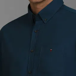 Louis Philippe Sport Men Slim Fit Opaque Casual Shirt image 5