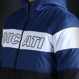 ducati Men Colorblock Puffer Jacket image 4
