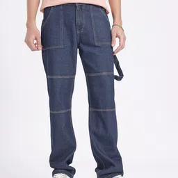 glitchez Men Regular Mid Rise Blue Jeans image 2