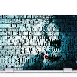POINT ART HQ Laptop Skin Decal Sticker Glossy Vinyl Fits Size Bubble Free – Attitude Joker Vinyl Laptop Decal 15.6-picture-30