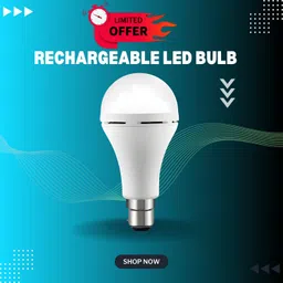 frony Rechargeable Emergency Bulb 12W for Power Cuts Backup 3hrs Cool Day LightAW257 3 hrs Bulb Emergency Light-picture-28
