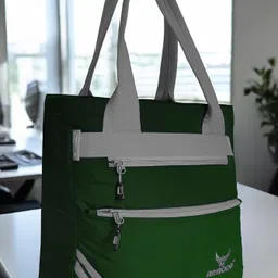 armoda Women Green, Grey Tote-picture-12