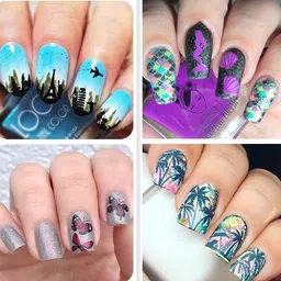 24x7emall 10 nail Art plate with stamper image 5