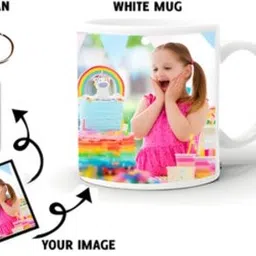zipcartz Personalized Gift - Custom image/Text, White Printed Ceramic Coffee Mug image 2