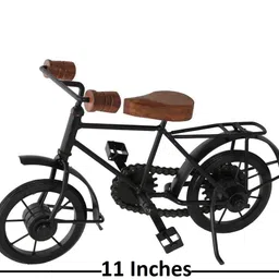 desi karigar Wooden & iron Small Mini Cycle Antique Home Decor for birthday gifts image 5