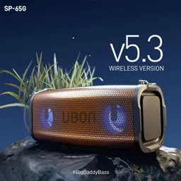 renotch Ubon Sultaan SP-65 Gold 20 W Bluetooth Soundbar image 2