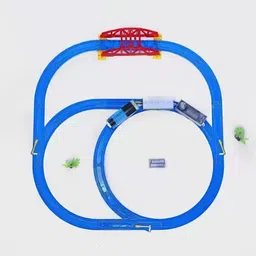 tritrend Thomas Kids Train Toy Battery Operated Train Set with Light & Sound Tracks image 2