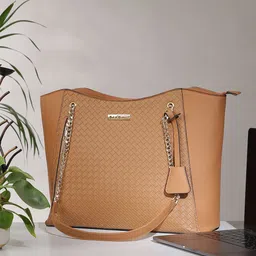 mast & harbour Women Tan Tote-picture-37