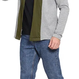 roarers Men Full Sleeve Grey Shrug image 5