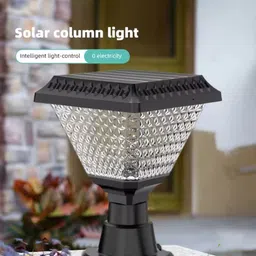 lightify Solar Garden Lamp 15w with Remote | RGB + Warm to Cool White (2700K-6500K) | IP65 | 500 Lumens | 8-12 Hours Battery Backup" Gate Light Outdoor Lamp-picture-14