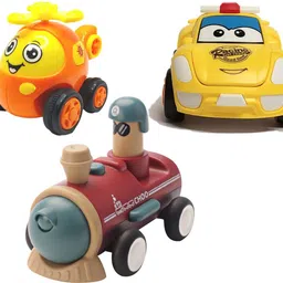 vaniha Unbreakable Four-Wheel Drive Friction Powered Diecast Toy Set-E29-picture-15