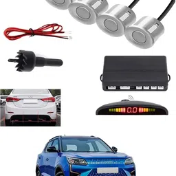 peeps store Universal 4 Silver Reverse Parking Sensor-AP25N590 Universal 4 Silver Reverse Parking Sensor-AP25N590 Parking Sensor-picture-13