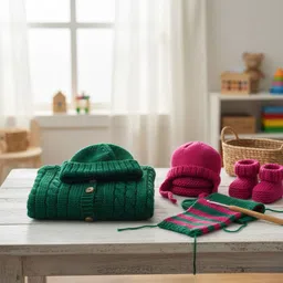 khusha creations 12Pcs Soft Wool Yarn Balls For Knitting & Crochet image 4