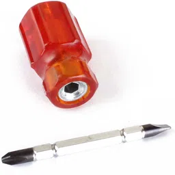 asraw 2 in 1 Stubby Screwdriver with Reversible Hexagon Shaft and Extra Hard Tips Stubby Screwdriver image 2