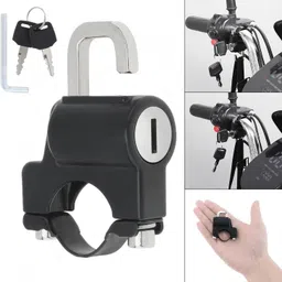 hybrid motors Aluminium Clamp Lock For Helmet image 4