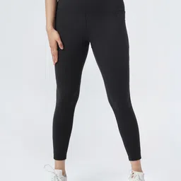 blissclub Solid Women Black Tights-picture-13