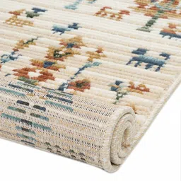 sapana carpet-mats Beige & Brown Traditional Polyester 6 x 9 Feet Machine Made Carpet image 5
