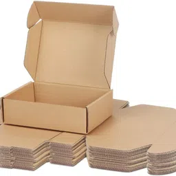 mm will care Self-Locking Box Craft Paper 3 Ply E-Fluet Size: 6 X 4 X 2 Inch Packaging Box image 4