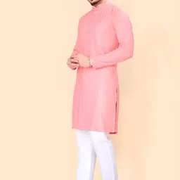 svatantra Men Viscose Rayon Kurta Pyjama Set image 1