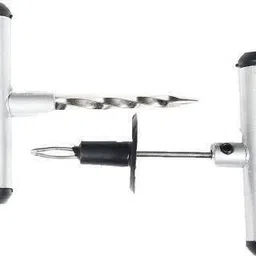 reniq Trendy Tubeless Tyre Puncture Kit Emergency Flat Tire Puncher Repair Patch Tool Kit for Car Bike SUV and Motorcycle (Complete Kit with Easy Storage Nylon Bag) Tubeless Tyre Puncture Repair Kit image 3