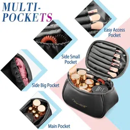 heboo Women Black Cosmetic Bag image 2