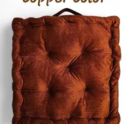 rudrahome Cotton Floor Cushion Pack of 1 Solid-picture-25