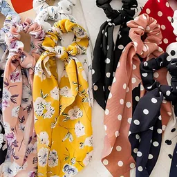 LYKAA Women Set of 3 Floral Printed French Barrette-picture-41