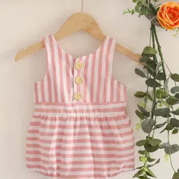 YK Infant Girls Printed Cotton Envelope Neck Bodysuit-picture-39