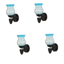 SOMIL Blue Glass Cylinder Wall Lamps-image-56