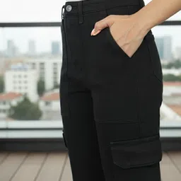 OMG CREATION Women Relaxed Fit Stretchable Jeans image 2