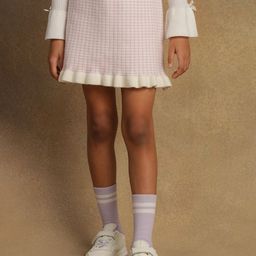 One Friday Girls Checked Mini Skirt-picture-29