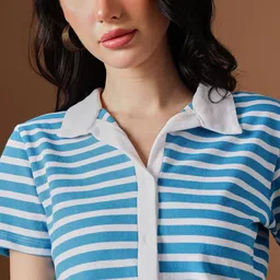 STREET 9 Striped Cotton Top image 5