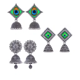 DIVASTRI Silver-Plated Alloy Earrings-picture-14