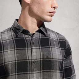 WROGN Checked Pure Cotton Casual Shirt image 2