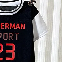 StyleCast x Revolte Boys Printed Round Neck T-Shirt With Shorts image 2