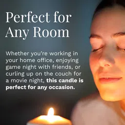 Premsons White & Green Printed Cool Cotton Scented Jar Candle With Glass image 5