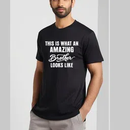 chombooka Men's Printed T-Shirt Amazing Brother Looks Like Casual Cotton Tshirt-picture-31