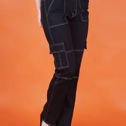 LINARIA Women Classic Mid-Rise Jeans-image-3