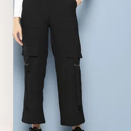 BAESD Women Easy Wash Cargos Trousers image 1