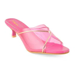 Cogner Embellished Kitten Mules image 4